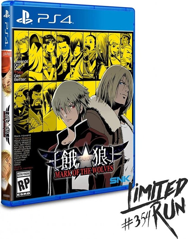 Garou: Mark Of The Wolves Limited Run 354 Import Ps4