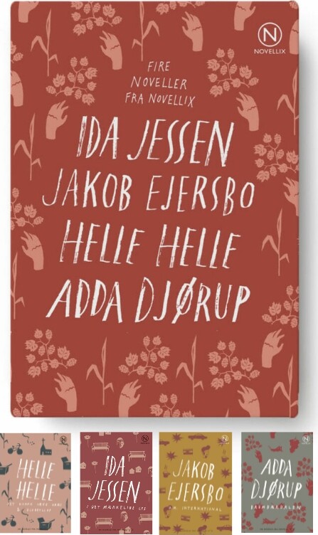 Gaveæske Med Fire Noveller Af Jessen  Ejersbo  Helle   Djørup   Jakob Ejersbo   Bog