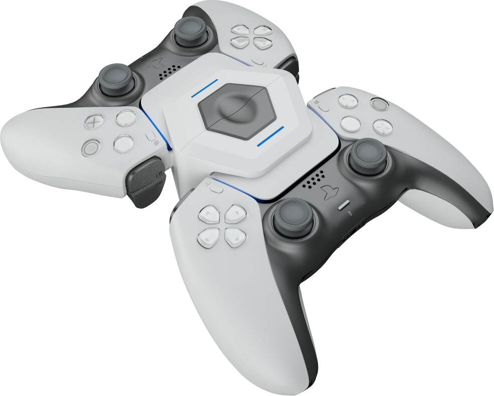 Gioteck   Ps5 Controller Oplader   Dual Charger   Ac 2