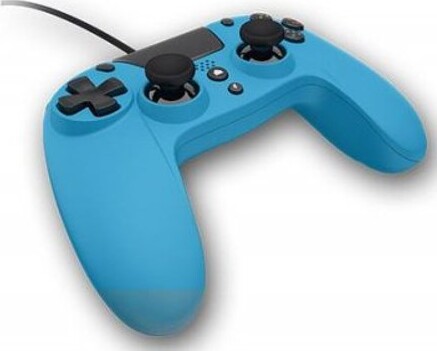 Gioteck Vx4   Controller Med Kabel Til Ps4 Og Pc   Blå