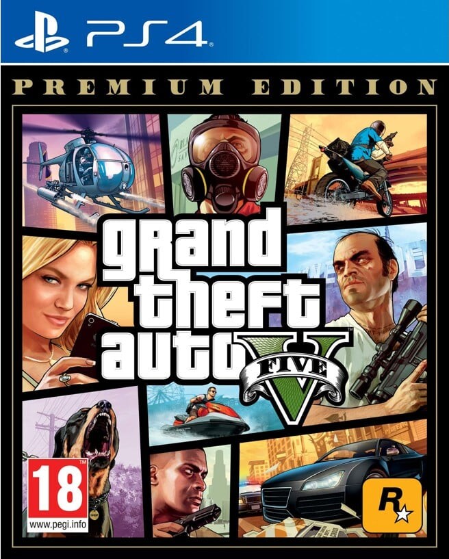 Grand Theft Auto V Gta 5 Premium Edition Ps4