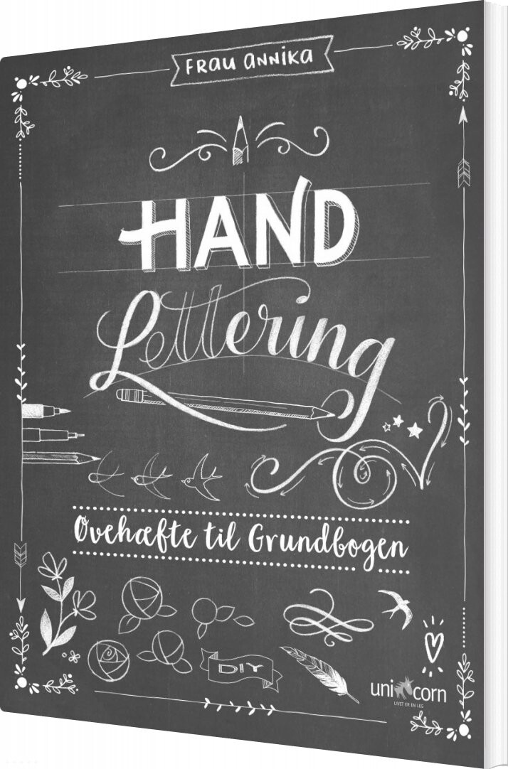 Hand Lettering øvehæftet Til Grundbogen   Frau Annika   Bog