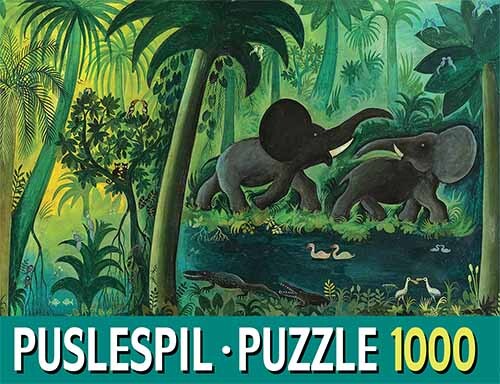 Hans Scherfig   Puslespil Med 1000 Brikker   Jungle