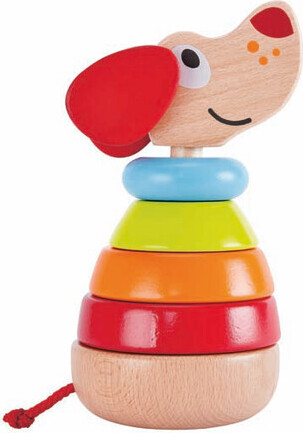 Hape   Pepe Sound Stacker   Hund Stabledyr I Træ