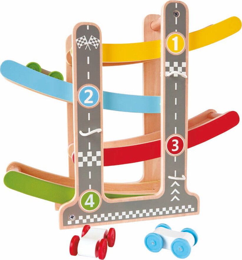 Hape   Træ Bilbane Sæt