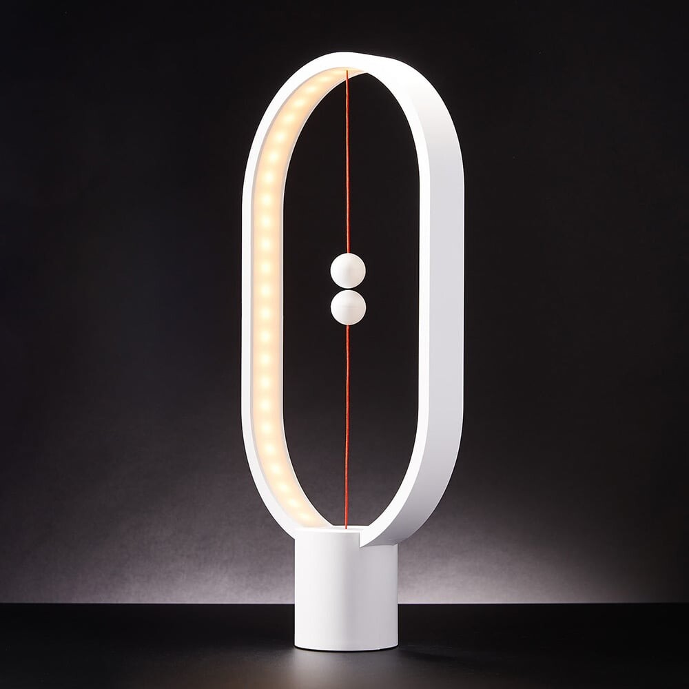 Heng Balance Lamp   Oval   Hvid