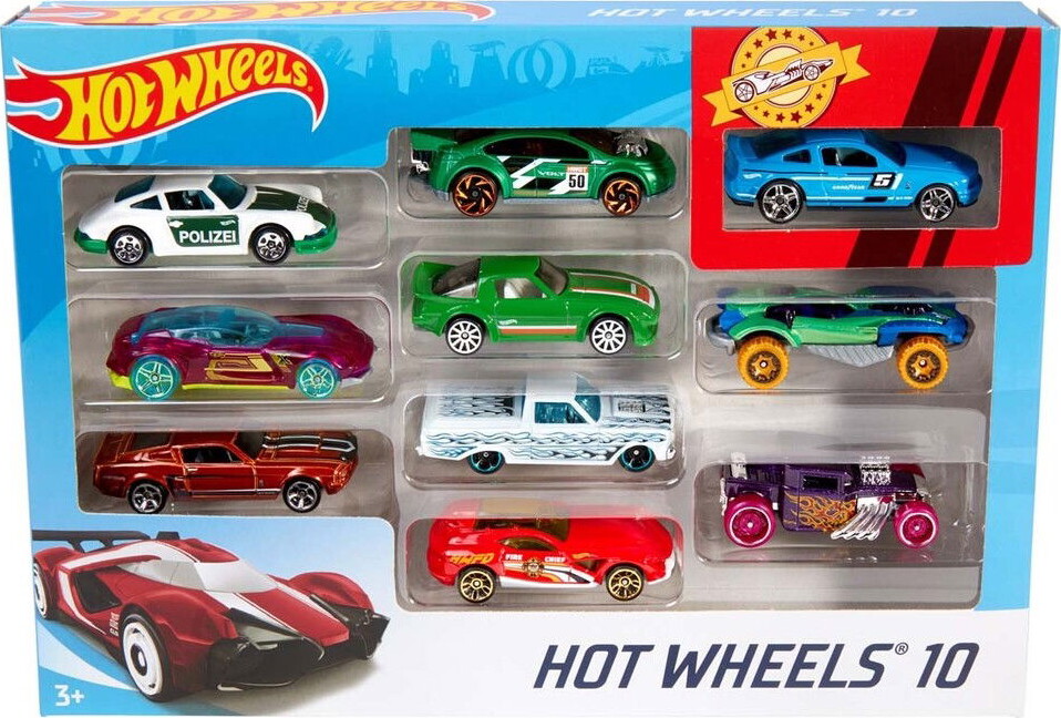 Hot Wheels Biler   10 Stk