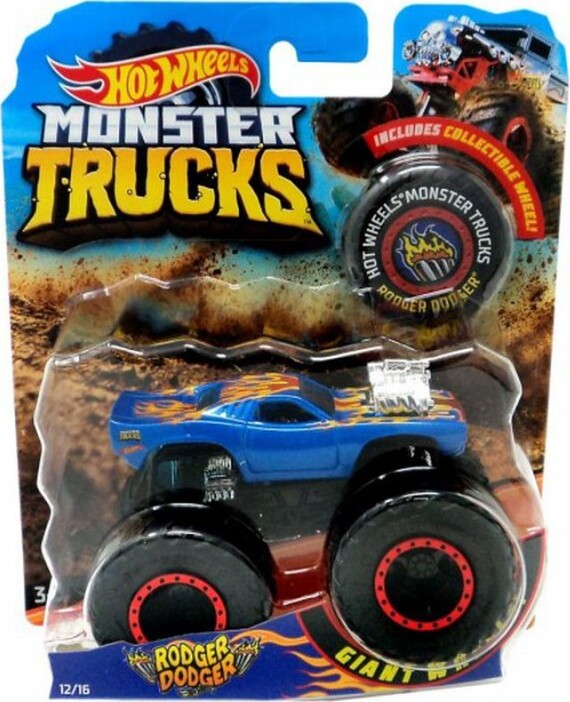 Hot Wheels   Monster Truck Legetøj   Str  1:64   Dodge Charger R T