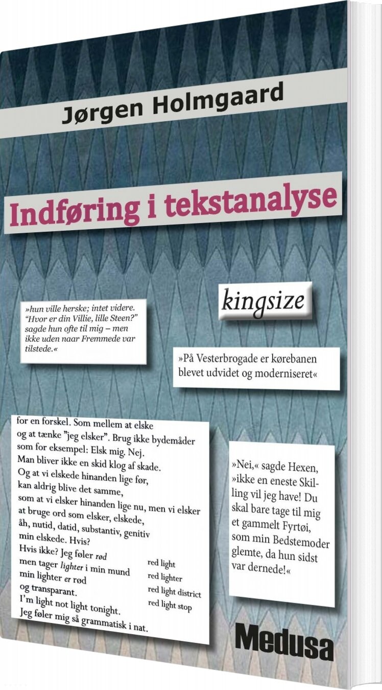 Indføring I Tekstanalyse Jørgen Holmgaard Bog