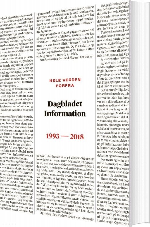 Information   De Sidste 25 år   Bog