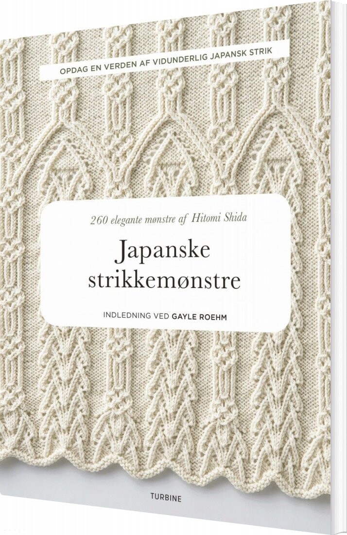 Japanske Strikkemønstre   Hitomi Shida   Bog