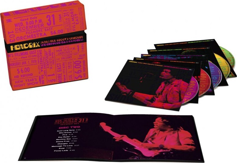 Jimi Hendrix Songs For Groovy Children The Fillmore East Concerts Cd