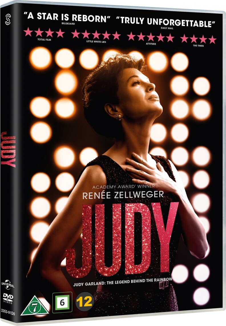 Judy 2019 Renee Zellweger Dvd Film