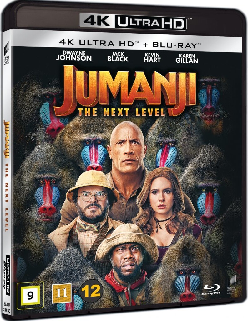 Jumanji 2: The Next Level 2019 4k Blu Ray