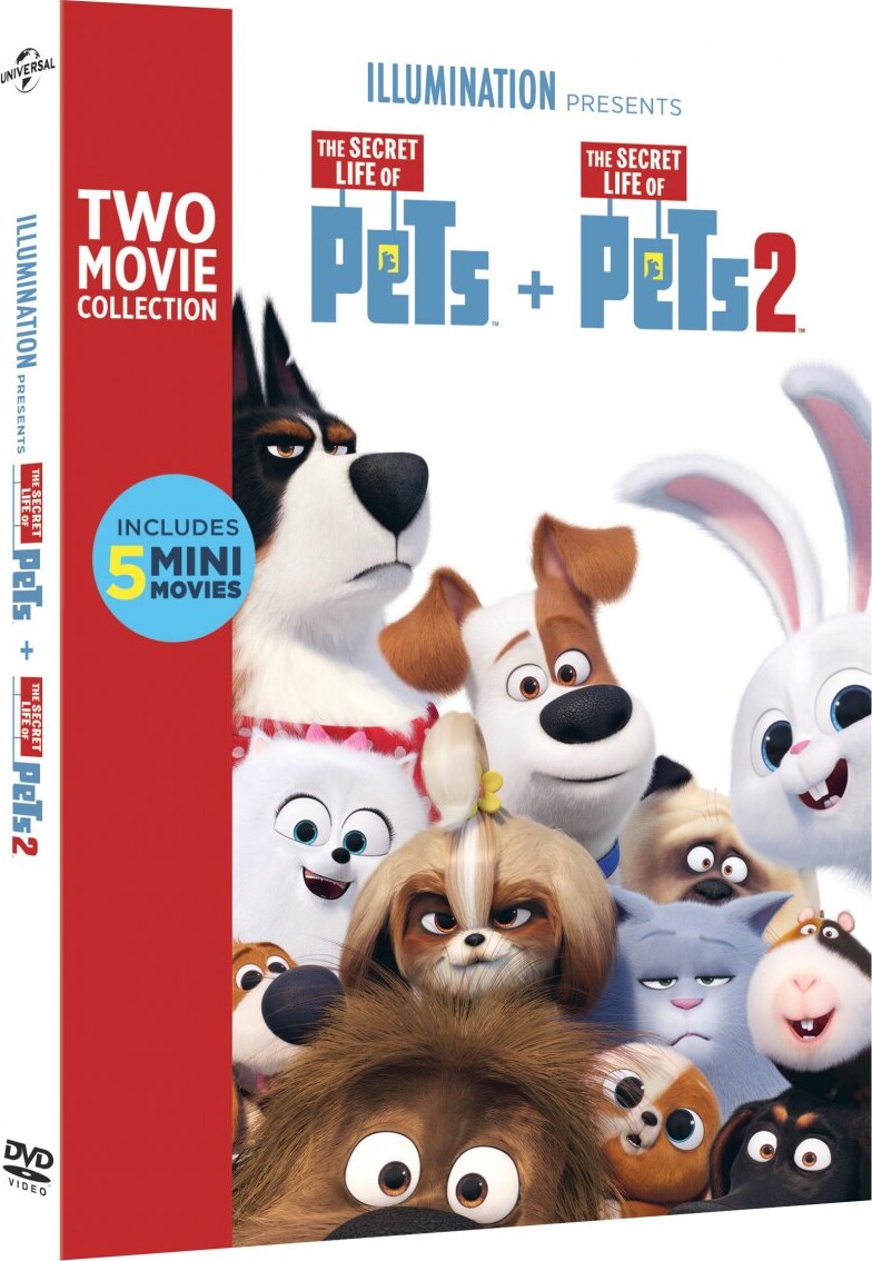 Kæledyrenes Hemmelige Liv 1 2 The Secret Life Of Pets 1 2 Dvd Film