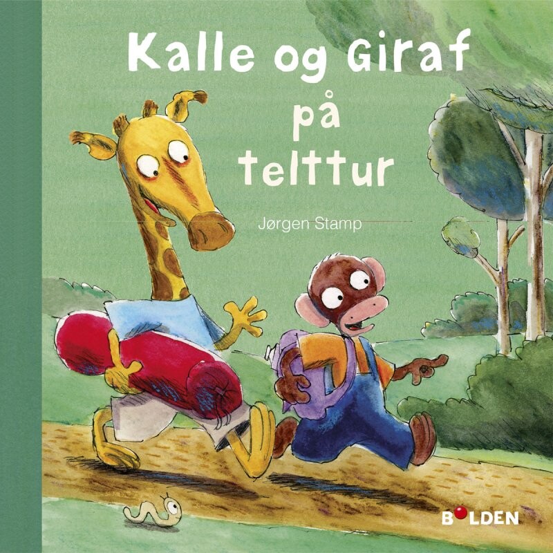 Kalle Og Giraf På Telttur   Jørgen Stamp   Bog
