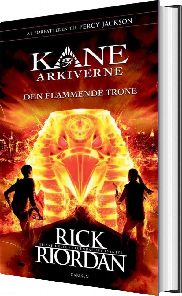 Kane Arkiverne 2   Den Flammende Trone   Rick Riordan   Bog