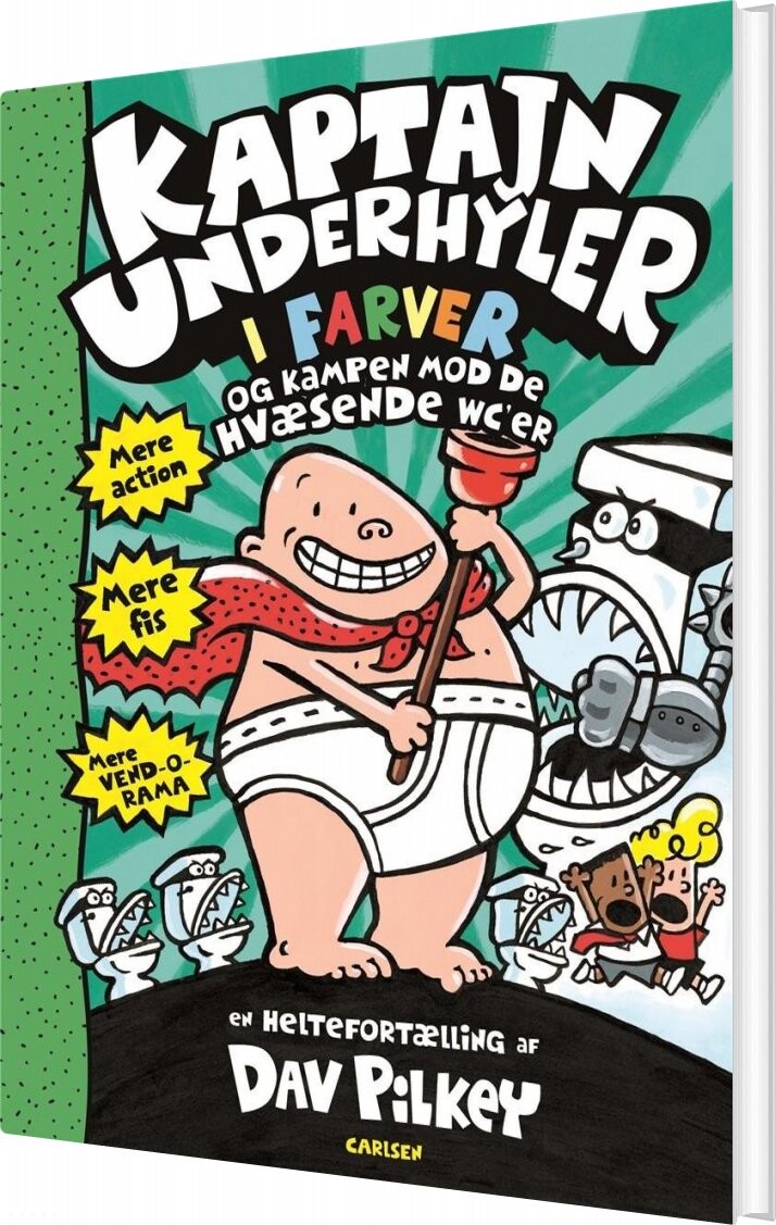 Kaptajn Underhyler I Farver 2   Dav Pilkey   Bog