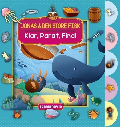 Klar  Parat  Find    Jonas   Den Store Fisk   Vanessa Carroll   Bog