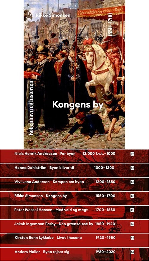 København Og Historien Bind 1 8 Samlet   Anders Møller   Bog
