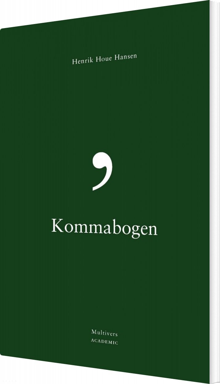 Kommabogen   Henrik Houe Hansen   Bog