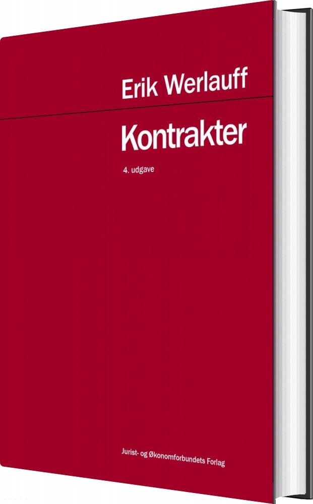 Kontrakter   Erik Werlauff   Bog