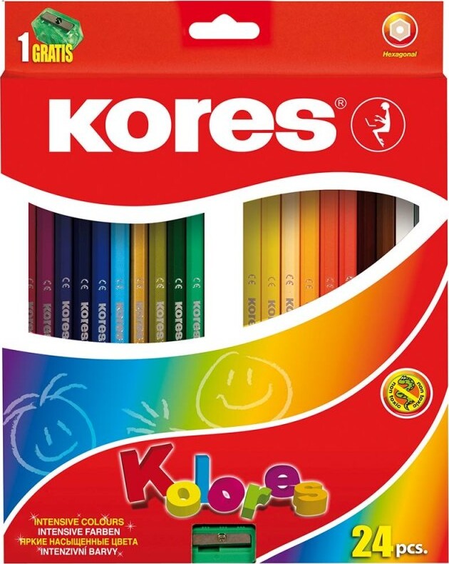 Kores   Kolores   Farveblyanter   24 Stk