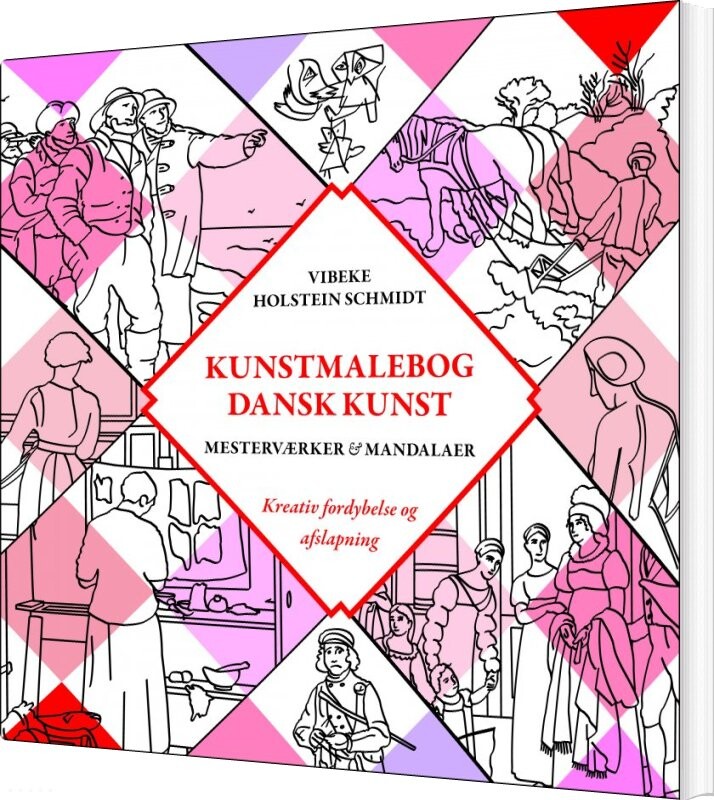 Kunstmalebog   Dansk Kunst   Vibeke Holstein Schmidt   Bog