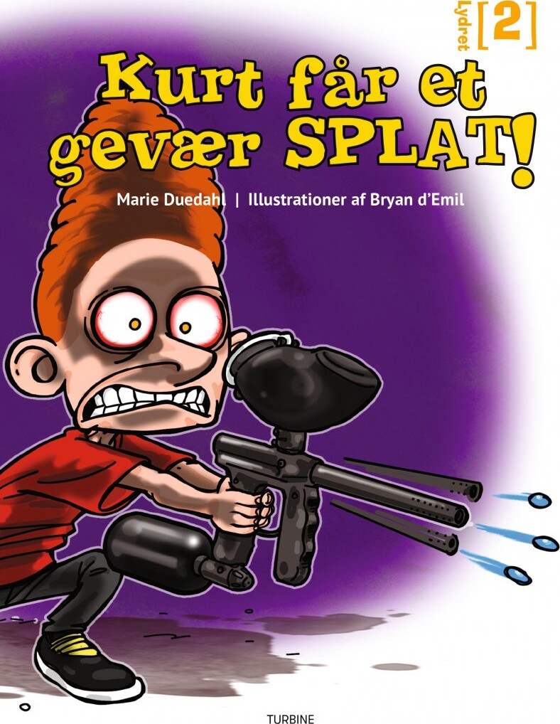 Kurt Får Et Gevær Splat    Marie Duedahl   Bog