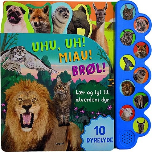 Lær Og Lyt Til Alverdens Dyr   Bog