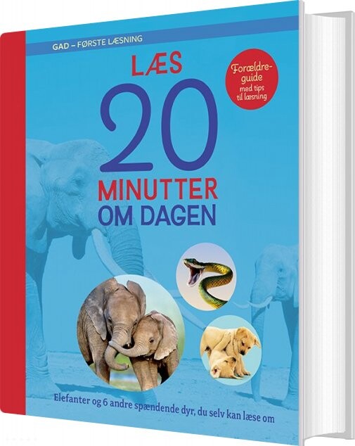 Læs 20 Minutter Om Dagen   Elefanter Og 6 Andre Spændende Dyr  Du Selv Kan Læse Om   Bog
