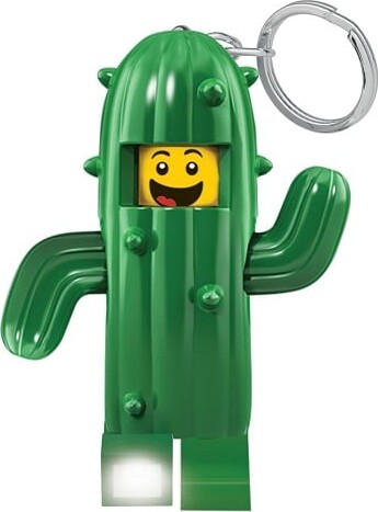 Lego   Nøglering Med Led Lys   Kaktus Dreng