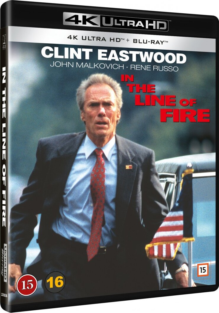 Lige På Kornet In The Line Of Fire 4k Blu Ray