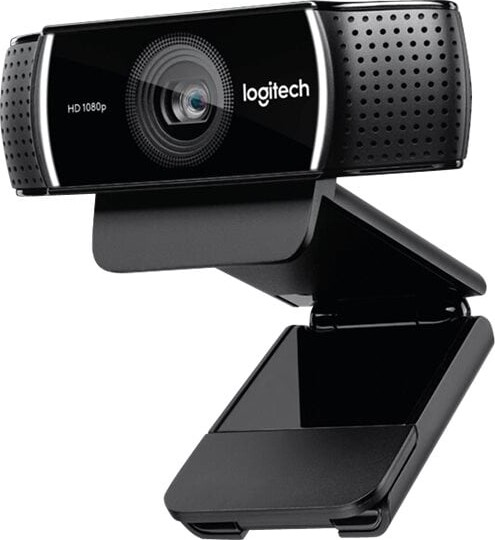 Logitech C922 Pro   Usb Webcam Med Tripod   Fuld Hd   Sort