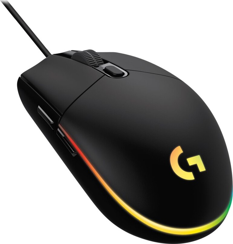 Logitech G203   Lightsync Gaming Mus   Sort