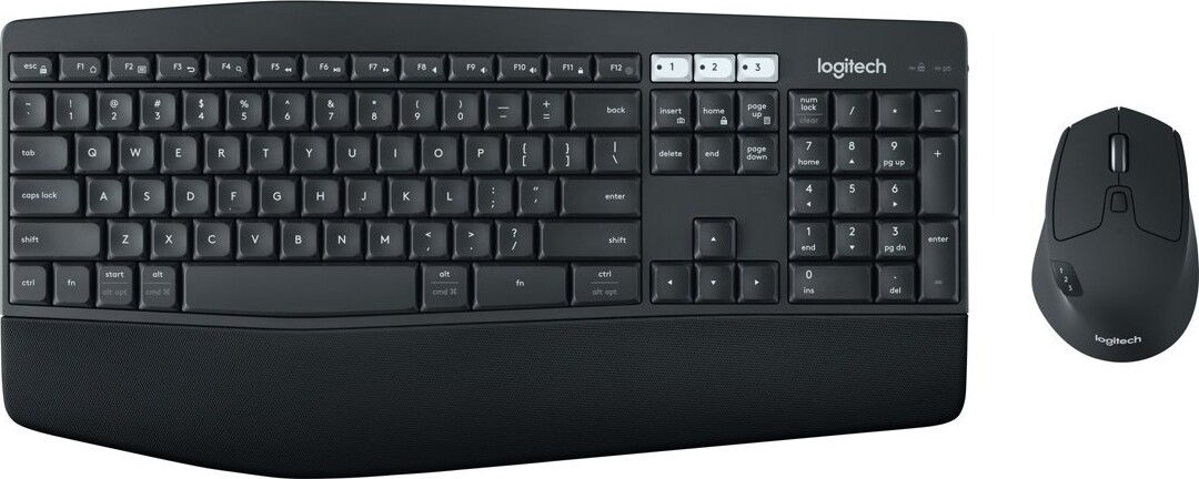 Logitech Mk850   Trådløst Tastatur Og Mus Sæt   Nordisk