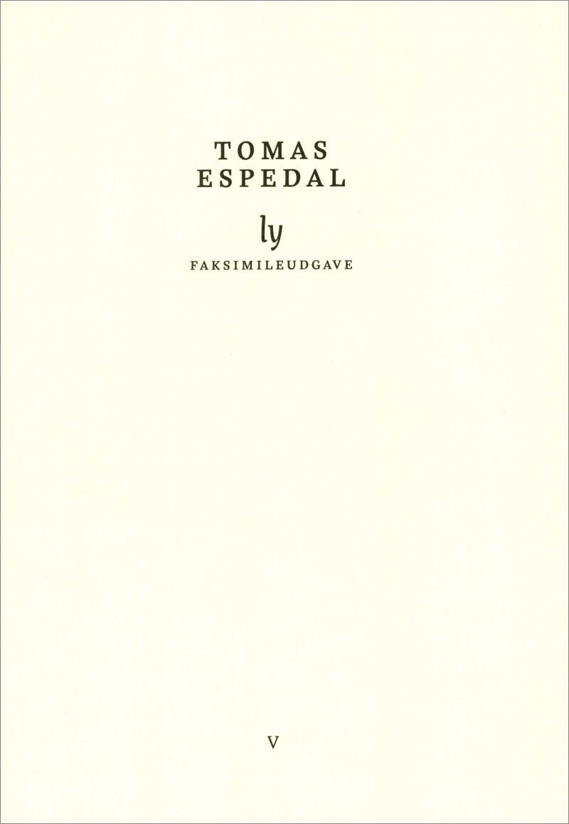 Ly   Tomas Espedal   Bog