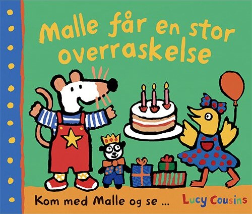Malle Får En Stor Overraskelse   Lucy Cousins   Bog