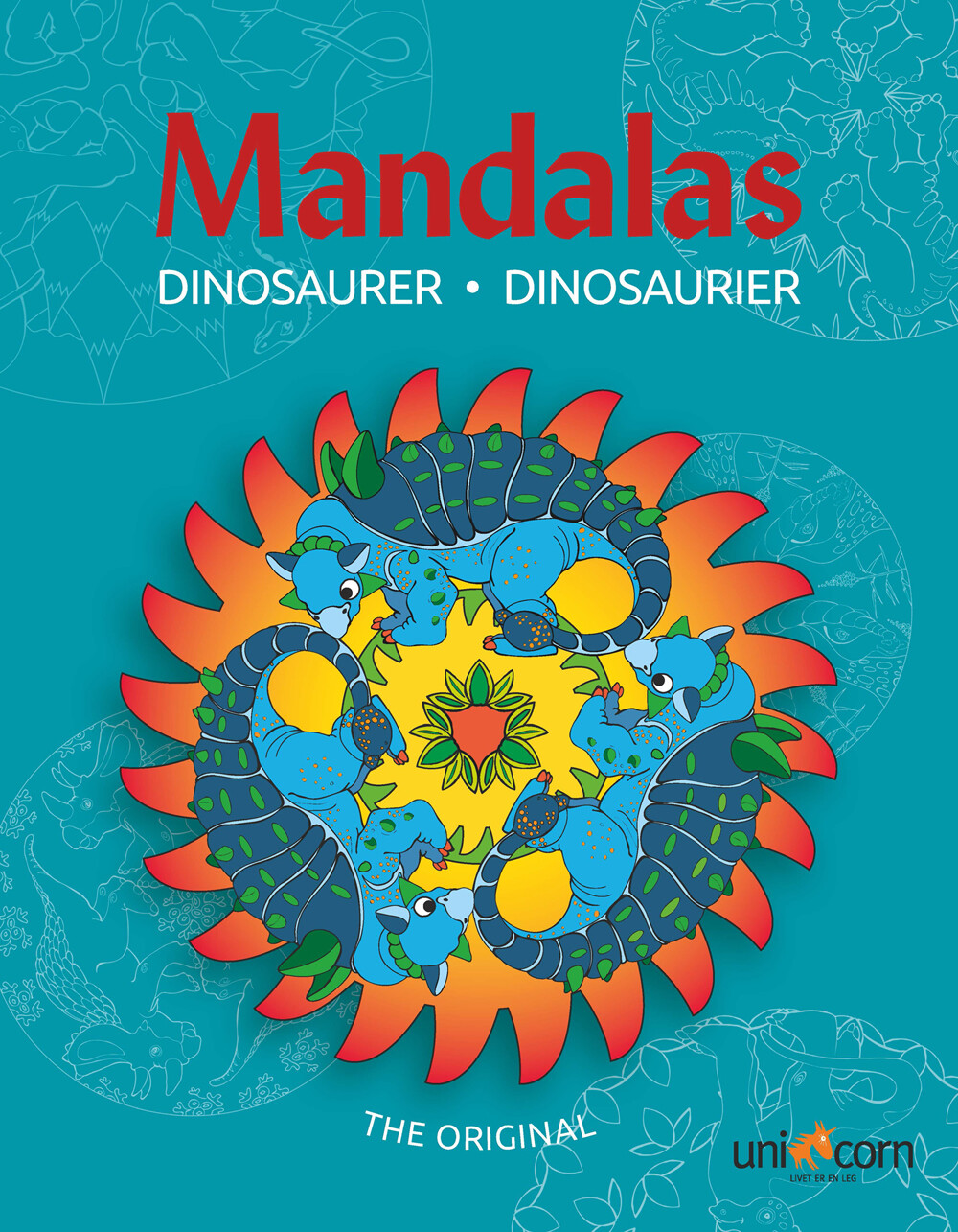 Mandalas Med Dinosaurer   Bog