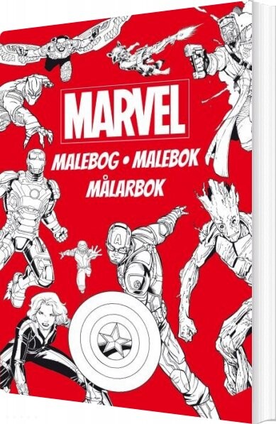 Marvel Malebog Deluxe    Bog