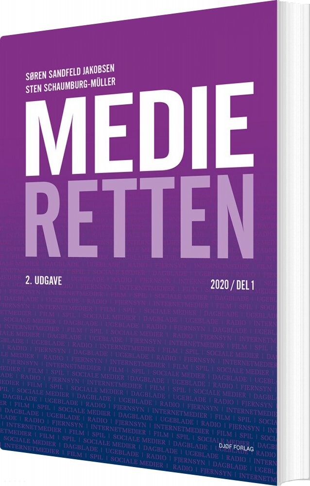 Medieretten   Søren Sandfeld Jakobsen   Bog