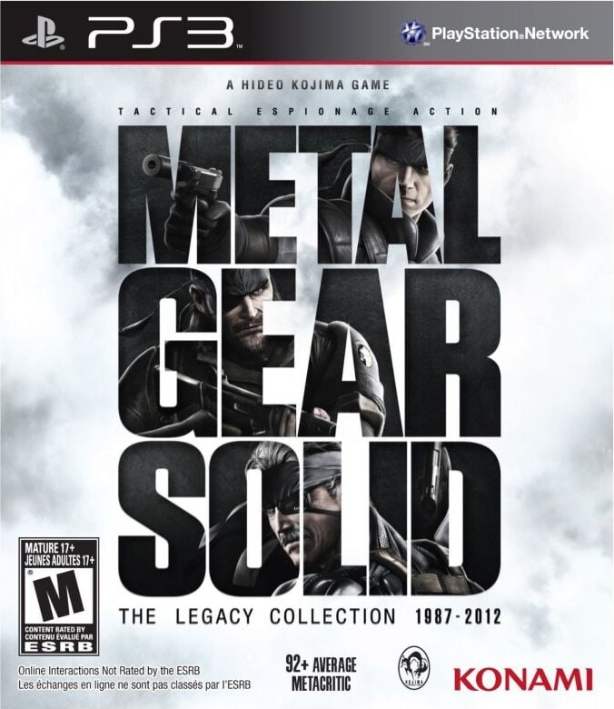 Metal Gear Solid: The Legacy Collection  Import    Ps3