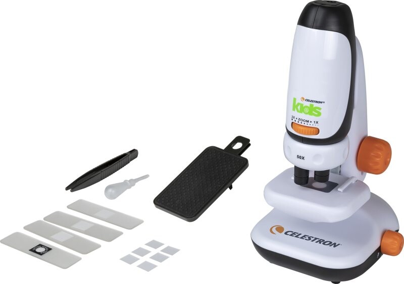Mikroskop Til Børn Med Smartphone Adapter Celestron