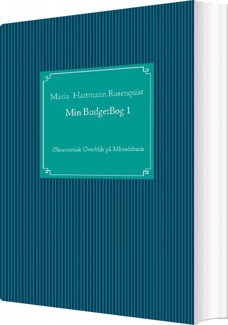 Min Budgetbog 1   Maria Rosenquist   Bog