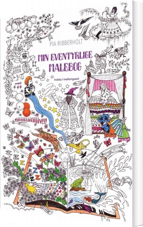 Min Eventyrlige Malebog   H C  Andersen Eventyrer   Pia Ribberholt   Bog