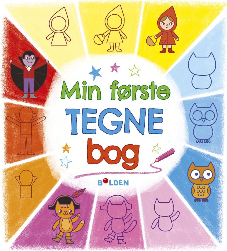 Min Første Tegnebog   Lær At Tegne   Bog For Børn   Bog