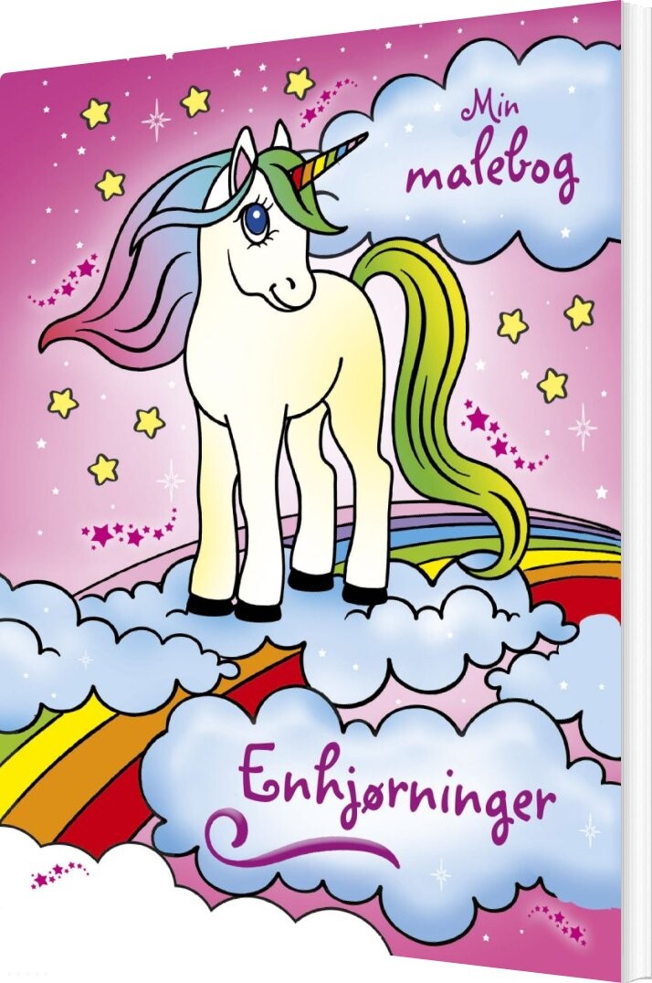 Min Malebog: Enhjørninger   Bog