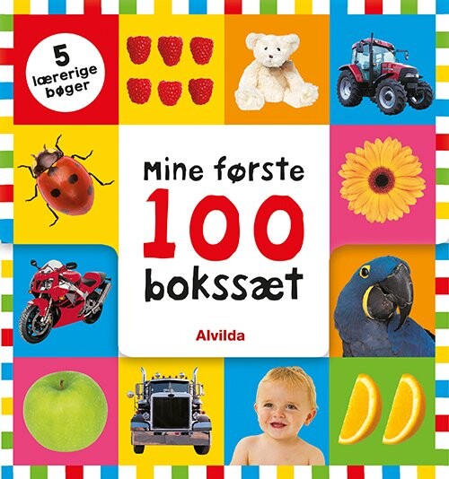 Mine Første 100   Bokssæt   5 Lærerige Bøger   Roger Priddy   Bog