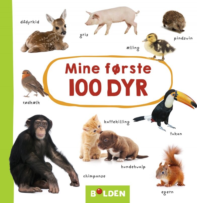 Mine Første 100 Dyr   Bog