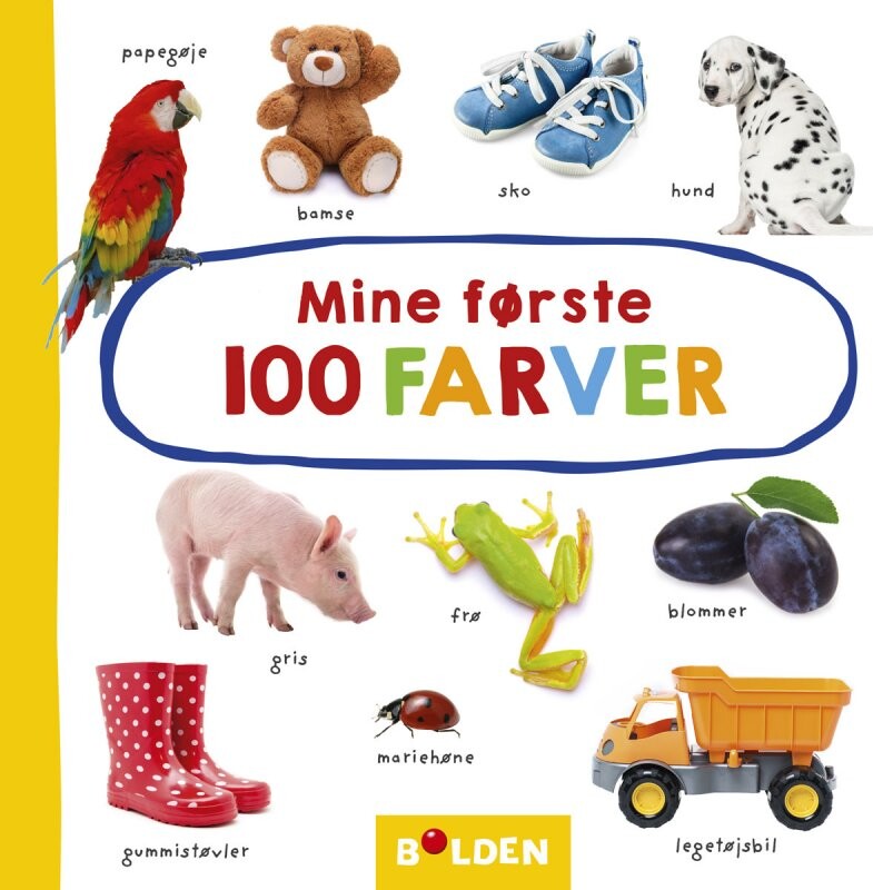 Mine Første 100 Farver   Bog